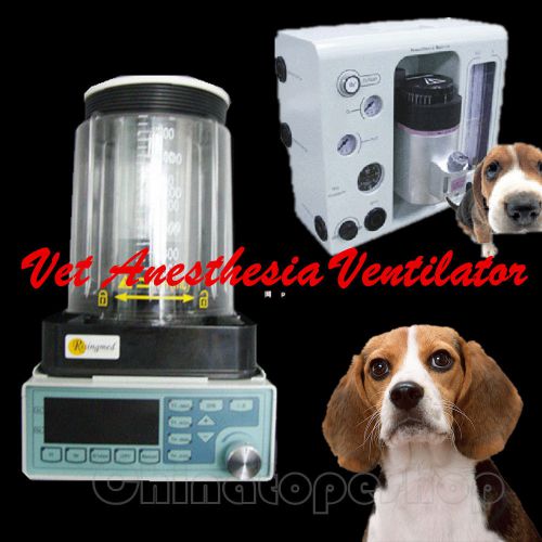 Veterinary anesthesia + ventilator pneumatic driving electronic controlled for sale