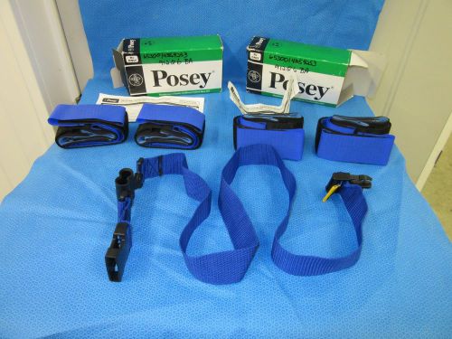 POSEY TWICE AS TOUGH CUFFS STRETCHER RESTRAINTS ANKLE WRISTS LEG ARM MEDICAL NEW