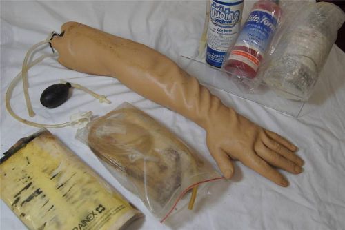 USED LIFEFORM MALE IV TRAINING ARM KIT IN CASE -HALLOWEEN READY!