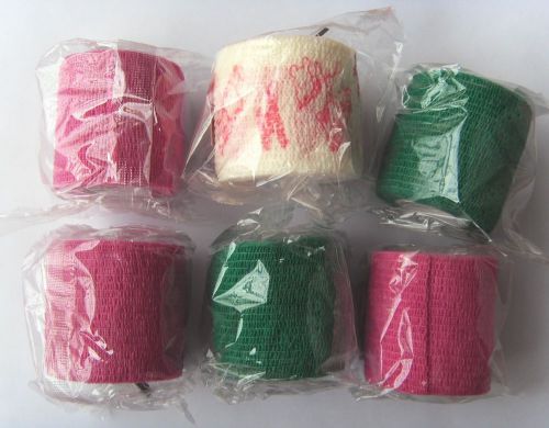24 rolls Self Adhesive Non Woven Cohesive Bandage 2&#034;X5 YARDS Mix Color