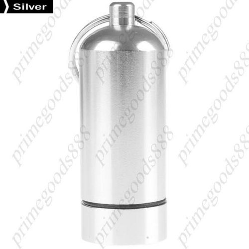 Waterproof bottom concave medicine bottle pill holder medicine in silver for sale