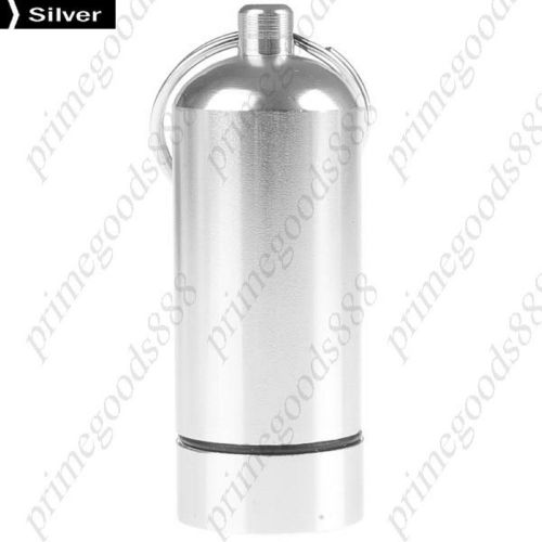 Waterproof Bottom Concave Medicine Bottle Pill Holder Medicine in Silver