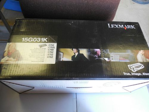 New lexmark black laser toner cartridge 15g031k for sale