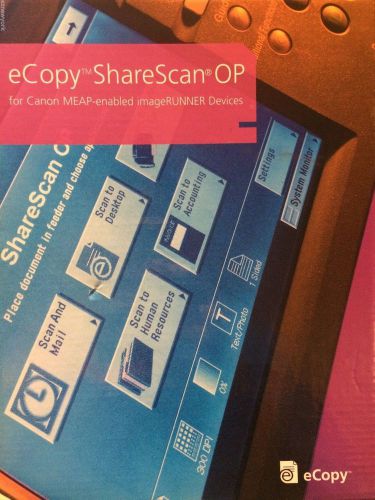 Canon MEAP Device: eCopy Sharescan OP V4.0a
