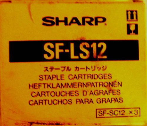 Sharp genuine sf-2020, 2116 staple cartridges sf-ls12    3 cartridges for sale