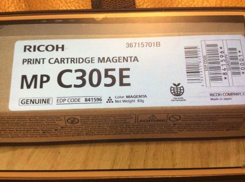 RICOH PRINT CARTRIDGE MAGENTA MP C305E BOXED GENUINE