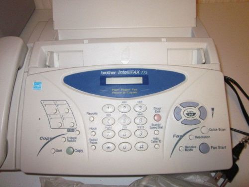 BROTHER INTELLIFAX 775 FAX MACHINE - Lightly used, includes original manual