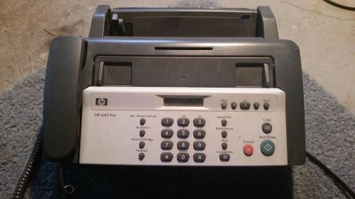 HP 640 Fax - very nice - for home or small business