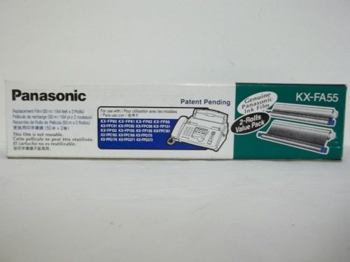 (2) Panasonic KX-FA55 Ribbon Fax KX-FPG371 KX-FPG372 KX-FP151/156 Fax Film
