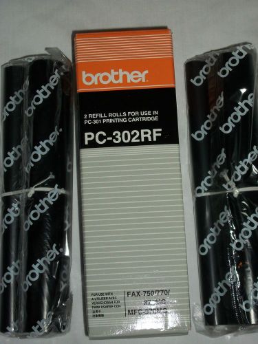 PC-302RF Brother Plain Paper Facsimile 2 Refill Rolls Fax 700 750 870MC Machine
