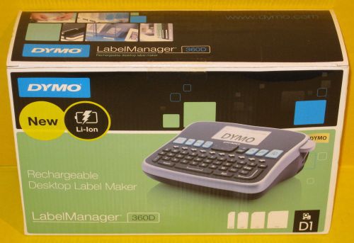DYMO LabelManager 360D Rechargeable Desktop Label Maker NEW
