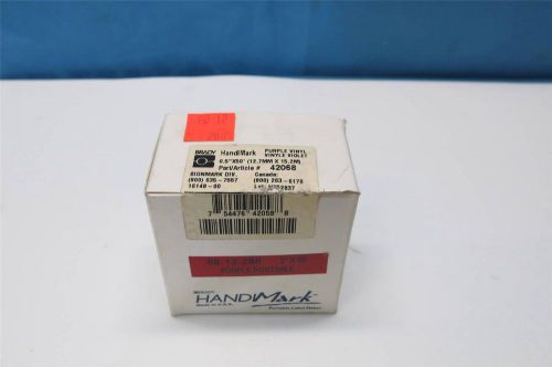 Brady Handimark 42058 Purple Vinyl Label Printer Tape