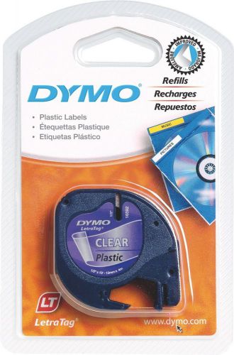 Dymo letratag 16952 clear label refill tapes letra tag plus lt-100t lt-100h qx50 for sale