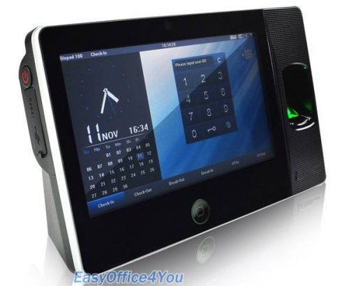 Wireless 7 inches touch biometric pad fingerprint pad time attendance biopad 100 for sale