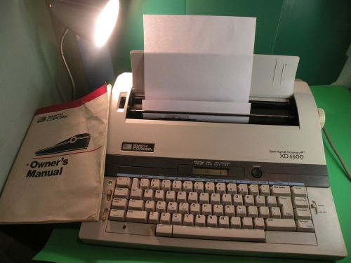 Smith Corona XD 6600 Correcting Typewriter Spell-Right II Dictionary MANUAL  X1