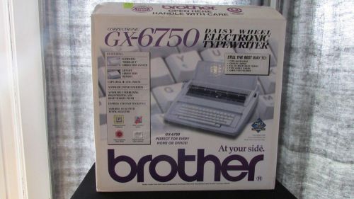 Brother electronic typewriter daisy wheel gx-6750 for sale
