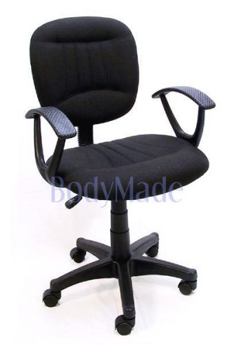New Black Fabric Ergonomic Computer Desk Office Chair