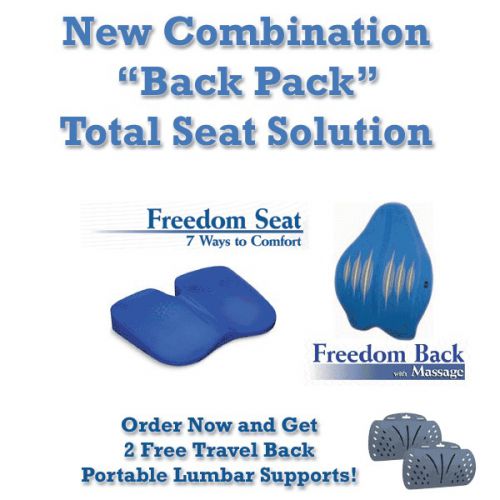 Back pad kit: freedom seat &amp; back chair cushions lumbar - both best sellers gift for sale