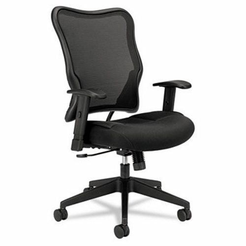 Basyx VL702 High-Back Swivel/Tilt Work Chair, Black Mesh (BSXVL702MM10)