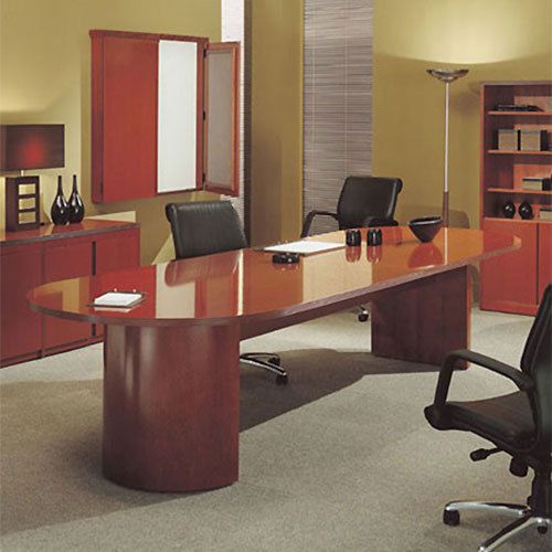 6FT - 12FT CONFERENCE TABLE 8ft Boardroom Meeting RoomRacetrack Contemporary NEW