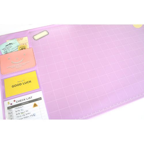 2015 desk mat scheduler l size _ lavender / month planner scheduler for sale
