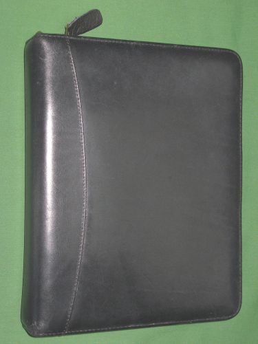 Classic ~1.5&#034;~ full-grain leather franklin covey planner binder organizer   5554 for sale
