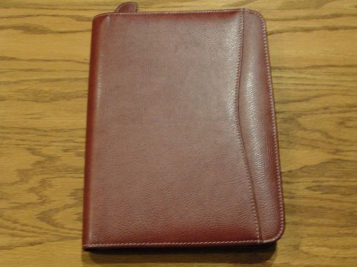Day-Timer Biscayne Bonded Leather Zippered Planner Cover Journal Size