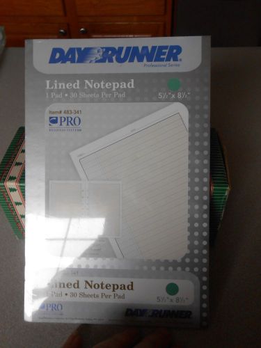 Day runner lined notepad refill item 483-341 for sale