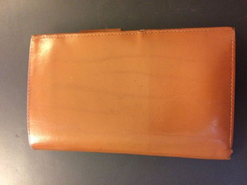 Day Timer Western Coach Leather Planner Cover Brown MPN 8625