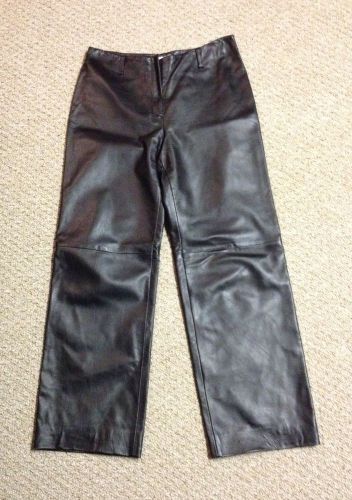 Gunex Black Leather Pants-Italy_new w/o tags, see description for size