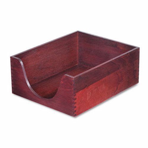 Carver hardwood letter stackable desk tray, mahogany (cvr08213) for sale