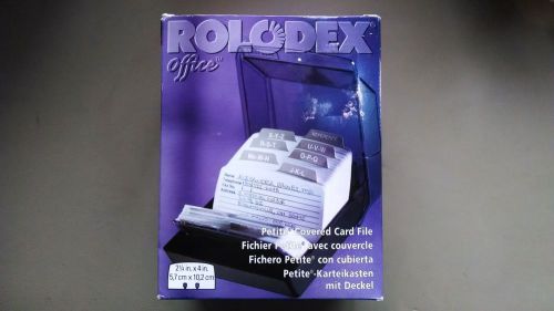 ROLODEX 67093 NIB (New In Box) ~ 2 1/4&#034; x 4&#034; Petite Covered Card File 250 cards
