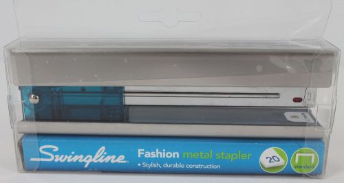 Swingline 87830 Fashion Stapler Full Strip Chrome/Blue 20 Page Capacity NEW