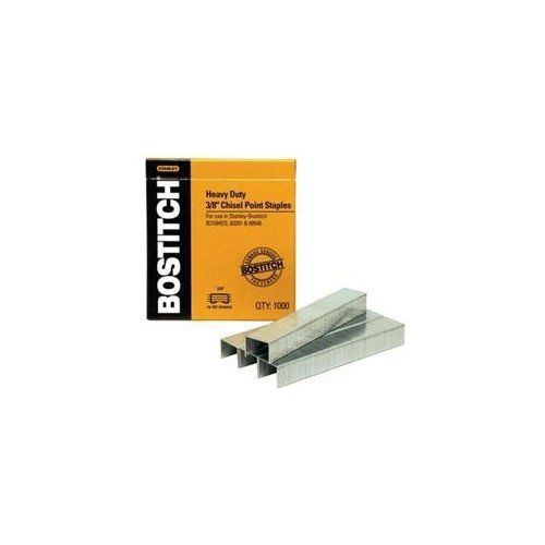 NEW Stanley-Bostitch 3/8-Inch Heavy Duty Staples - Box of 1000 (SB35381M)