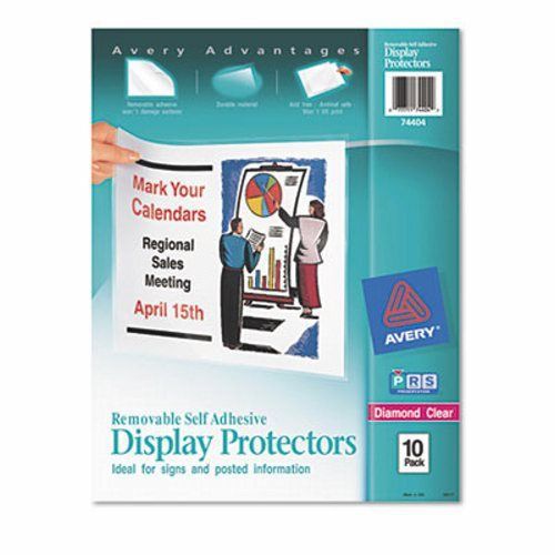 Avery Top-Load Display Sheet Protectors, Letter, 10/Pack (AVE74404)