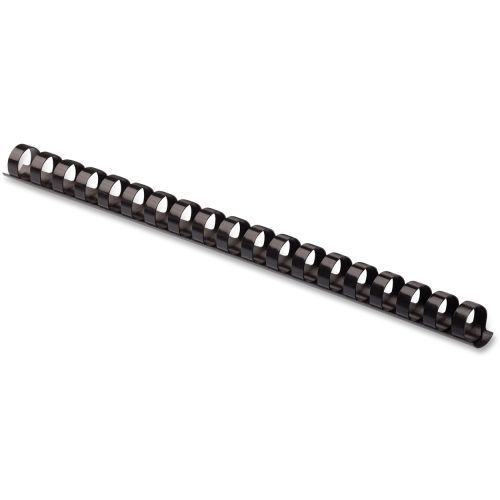 Fellowes plastic combs - 10.75&#034; l - 0.50&#034; diameter  - letter - 25 / pack - black for sale