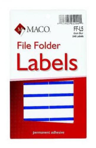 Chartpak Labels File Folder Dark Blue