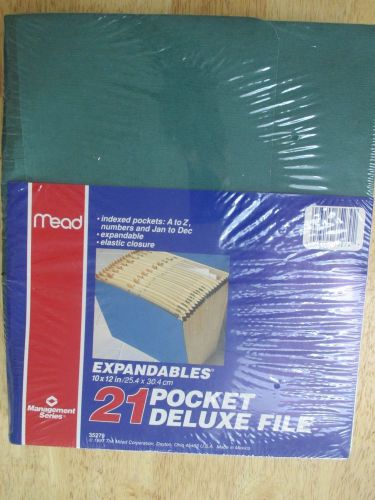 Mead 21 Pocket 10 x 12 in/25.4x30.4cm Expanding File Folder 35279