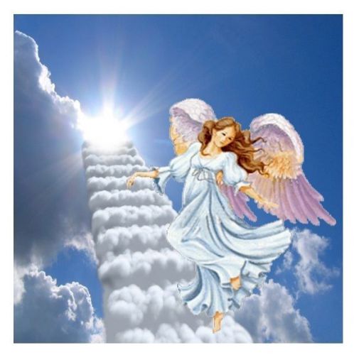 30 Personalized Return Address Angels Labels Buy3 get1 (ang5)