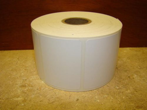 20 Rolls of 1375 2x1 Direct Thermal Zebra 2824 Labels