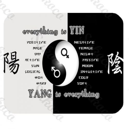 New  Custom Mouse Pad for Gaming with Yin Yang Style