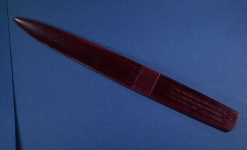 Autopoint Chicago ACME Sprinkler South Bend IN letter opener 8.5 in long plasti