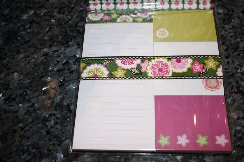 NEW Vera Bradley forget me nots sticky notes Olivia Pink