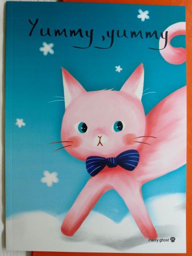 1X Yummy Cat Notebook Notepad Diary Memo Scratchpad Day Planner Booklet FREESHIP
