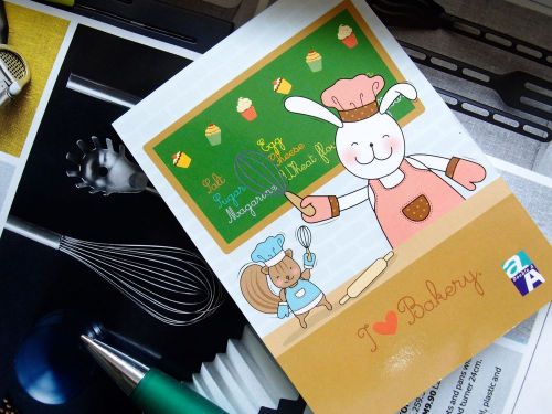 1X I Love Bakery Notepad Memo Message Scratch Planner Paper Booklet FREE SHIP D1