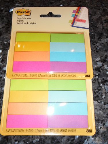 NWT Post-it Page Markers 2 pkgs, 800 total