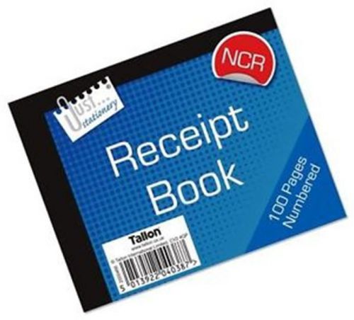 Carbonless Receipt Book Cash Duplicate NCR Half Size 1-80 Pages