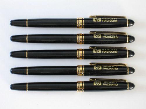 5 hp hewlett packard vintage logo ball point pens advertising gift new old stock for sale