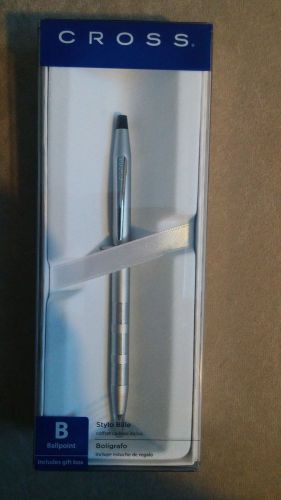 BRAND NEW CROSS CLASSIC CENTURY SATIN CHROME PEN