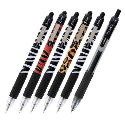 Zebra pen z-grip ribbed rubber grip retractable ball point pens for sale